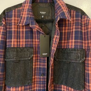 Hudson Jeans Men’s Plaid Pocket Shirt BRAND NEW!